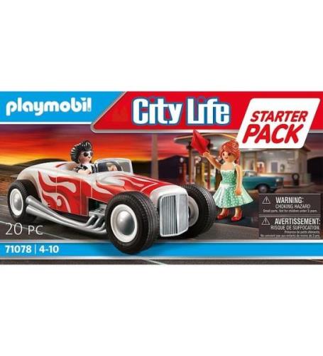 Playmobil City Life - Starter Pack Hot Rod - 71078 - 20 Delar