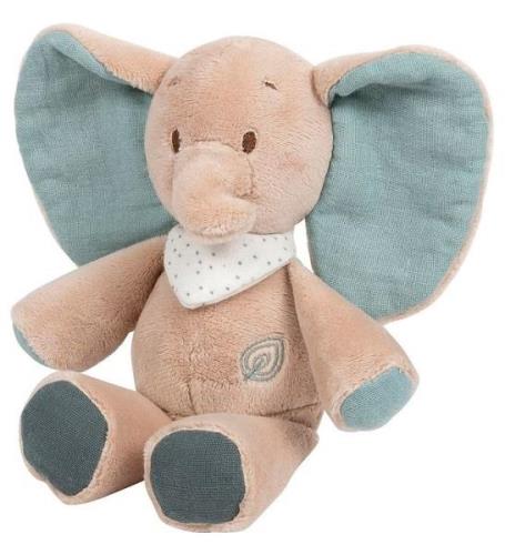 Nattou Skallra - Mini Axel Elephant - 20 cm - Beige