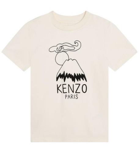 Kenzo T-shirt - Cream m. Tryck