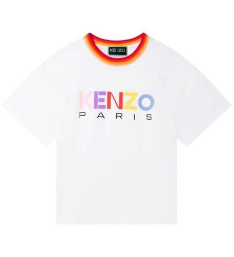 Kenzo T-shirt - Vit/FlerfÃ¤rgad m. Tryck