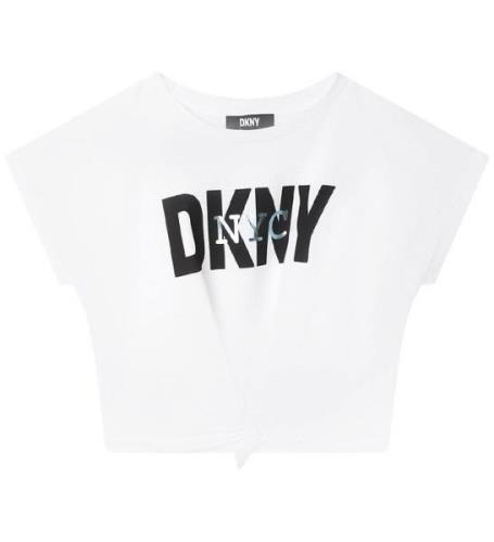 DKNY T-shirt - Beskuren - Vit m. Logo