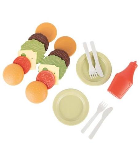 Dantoy BIO Plastic Burger set - 19 Delar