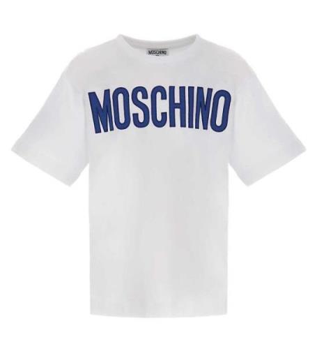 Moschino T-shirt - Maxi - Vit/BlÃ¥