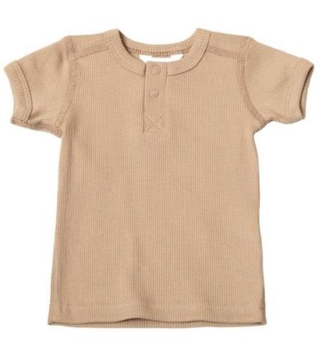 Joha T-shirt - Rib - Beige