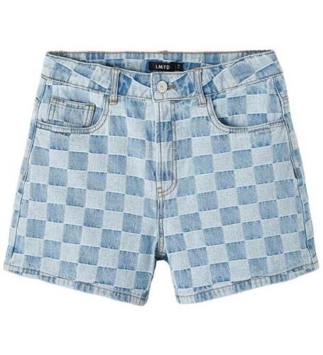 LMTD Shorts - NlfCheckizza - Medium+ Blue Denim/Checkar