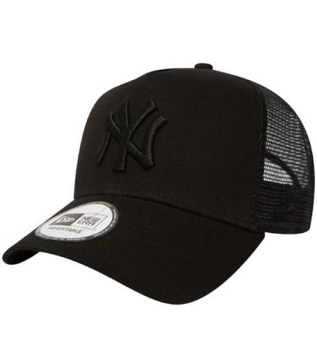 New Era Keps - Clean Trucker - New York Tankees - Svart