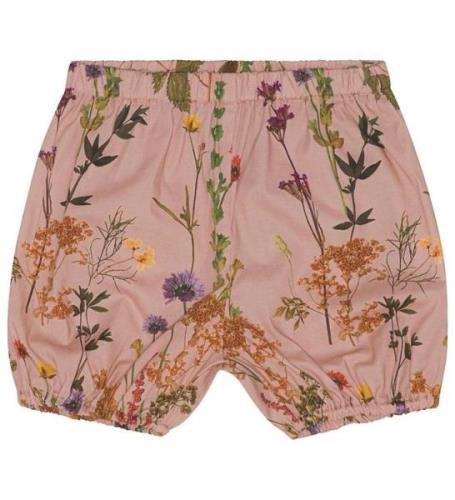 Christina Rohde Shorts - Rosa m. Blommor