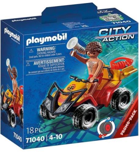 Playmobil City Action - Lifeguard ATV - 71040 - 18 Delar