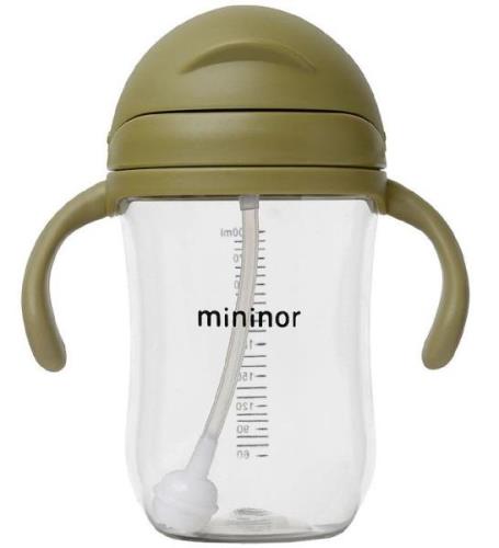 Mininor Mugg m. SugrÃ¶r - Tritan - 330 ml - MossgrÃ¶n