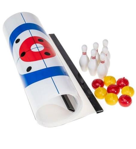 TACTIC Spel - Curling & Bowling - 2-i-1 - Active Play