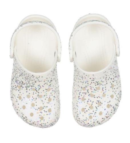Crocs Sandaler - Classic+ Starry Glitter TrÃ¤sko K - Vit