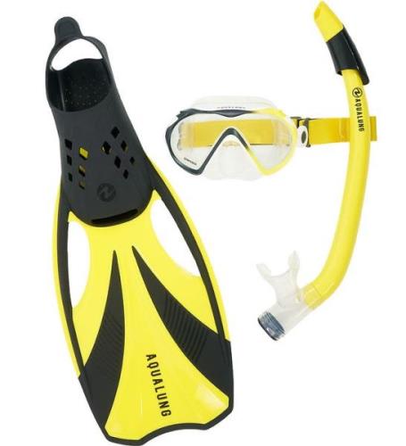 Aqua Lung Snorkelset - Adult - Compass - Black/Yellow