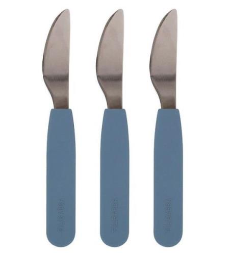 Filibabba Knivar - 3-pack - Silikon - Powder Blue