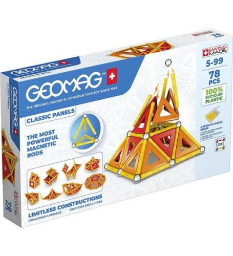 Geomag Magnetset - Classic+ Paneler Ã¥tervunna - 78 Delar