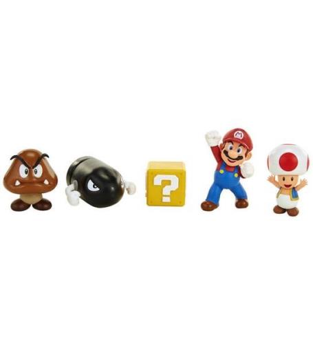 Super Mario Leksaksset - Diorama Set - Acorn Plains - 5 Delar