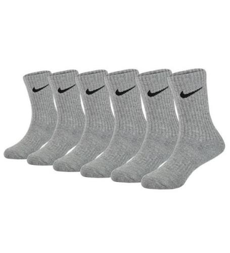 Nike Strumpor - Performance Basic - 6-Pack - Dark Grey Heather