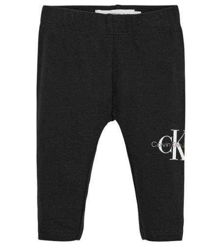 Calvin Klein Leggings - Monogram - Black