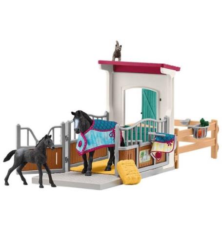 Schleich Horse Club - HÃ¤stbox m. Sto och fÃ¶l - 42611