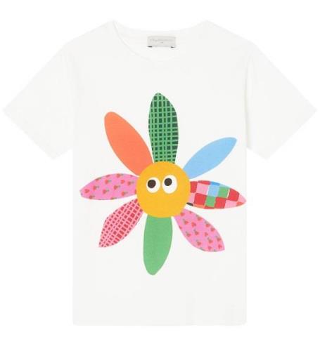 Stella McCartney Kids T-shirt - Off White m. Blomma
