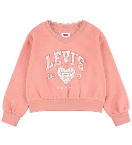 Levis Kids Sweatshirt - Meet & Greet - Terracotta m. Tryck