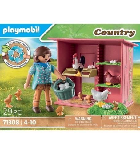 Playmobil Country - HÃ¶na med kycklingar - 71308 - 29 Delar