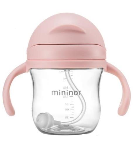 Mininor Mugg m. SugrÃ¶r - Tritan - 220 ml - Rosa