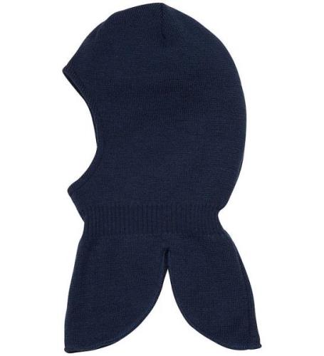 Color Kids Balaclava - Ull/Bomull - Dubbel - Total Eclipse