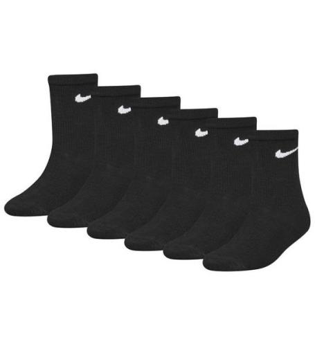 Nike Strumpor - Crew - 6-pack - Svart