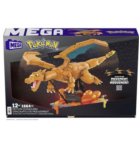 MEGA PokÃ©mon - Motion Charizard - 1664 Delar