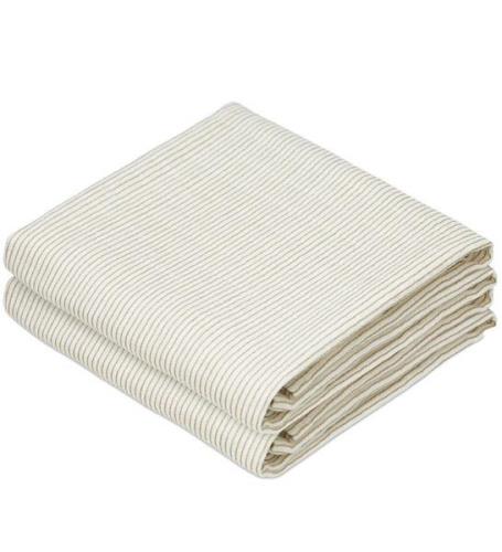 Cam Cam Muslinfiltar - 70x70 cm - 2-pack - Classic+ RÃ¤nder Camel