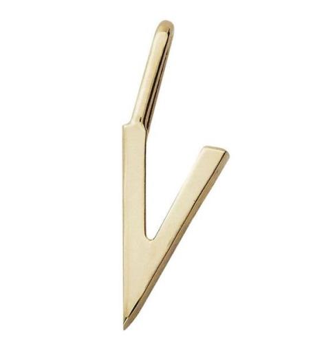 Design Letters HÃ¤nge fÃ¶r Halsband - V - 18K guldplÃ¤terad