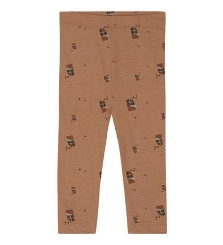 Monsieur Mini Leggings - Chocolate - MjÃ¶lk