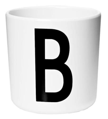 Design Letters Mugg - Vit m. B