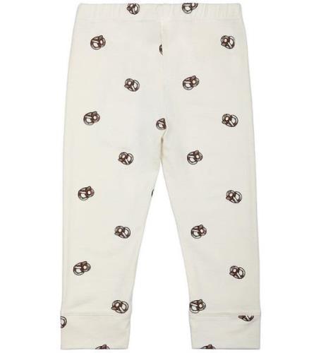 The New Siblings Leggings - TsnHimo - White Swan m. Pretzels