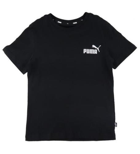 Puma T-shirt - ESS Small Logo Tee - Svart m. Tryck