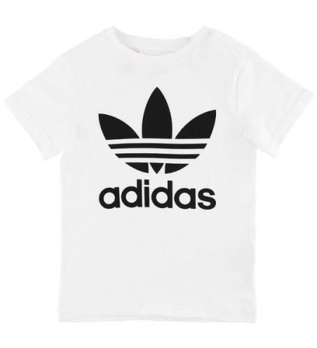 adidas Originals T-shirt - Trefoil - Vit