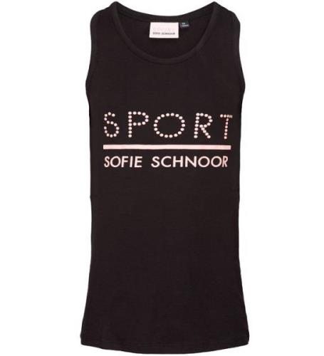 Sport Stad Sofie Schnoor Topp - Pi - Svart/Rosa m. Logo