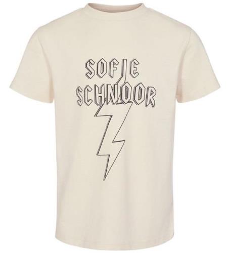 Petit Stad Sofie Schnoor T-shirt - Asta - Off White m. Tryck