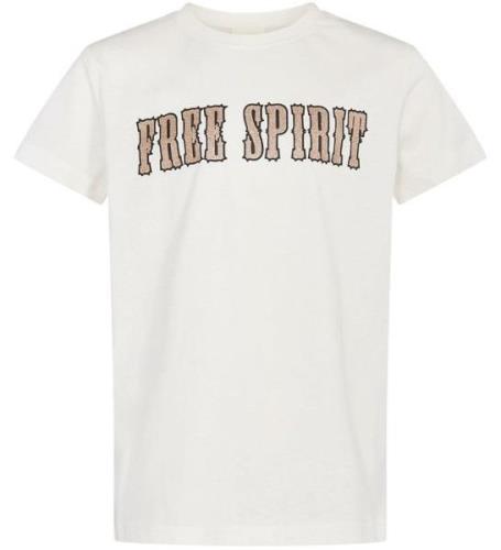 Petit Stad Sofie Schnoor T-shirt - Off White m. Text