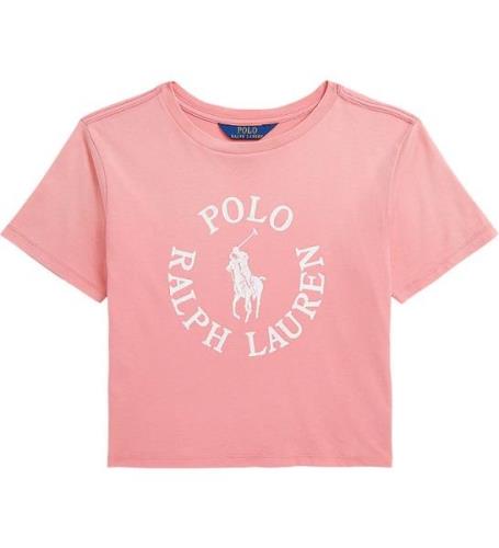Polo Ralph Lauren T-shirt - Rosa m. Vit