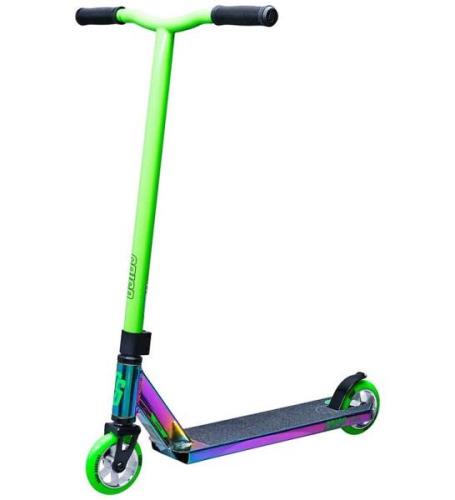 Skarp Sparkcyklar - Ã?verspÃ¤nning Pro Scooter - Neokrom/GrÃ¶n