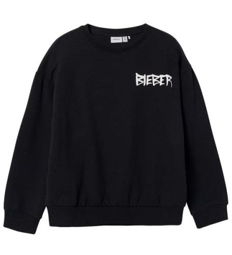 Name It Sweatshirt - NkfJabs Justin Bieber - Svart