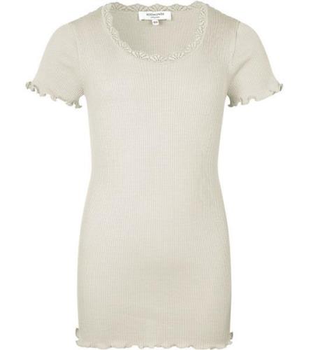 Rosemunde T-shirt - Silke/Bomull - Noos - Nytt White
