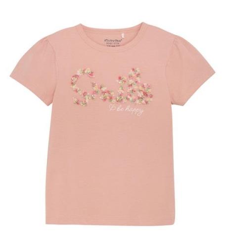 Minymo T-shirt - Peach Beige