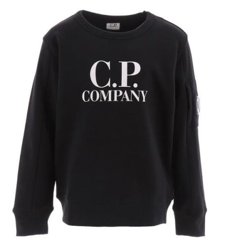 C.P. Company Sweatshirt - Svart m. Tryck