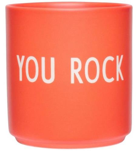 Design Letters Mugg - Favorit - Du Rock - Orange