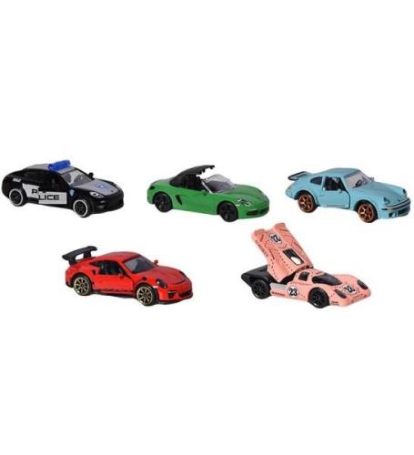 Majorette Bilar - 5 Delar - Porsche Edition