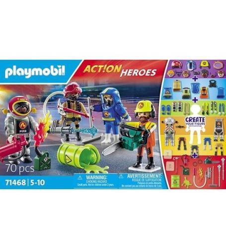 Playmobil Action HjÃ¤ltar - My Figures: BrandvÃ¦sen - 71468 - 70 D