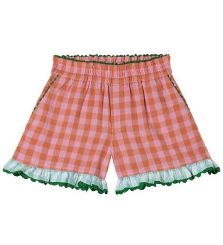 Stella McCartney Kids Shorts - Rosa/Orange markerad m. GrÃ¶n