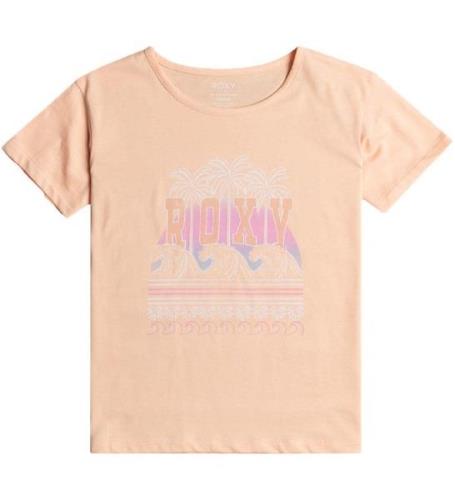 Roxy T-shirt - Purple Hearts B - Peach Parfait